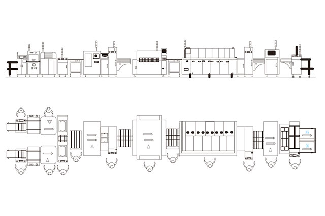 smt一條生產線一般多長